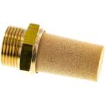 SD 10 MS. Schalldämpfer G 1", Sinterbronze, Messinggewinde