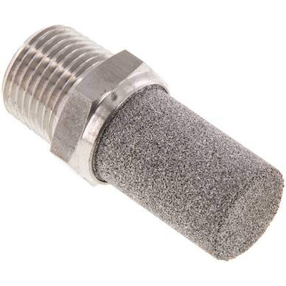 SD-12-ES-NPT. Silencer NPT 1/2",Stainless steel