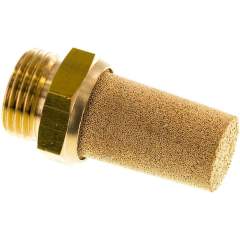 SD-12-MS. Silencer G 1/2", sintered bronze, brass thread