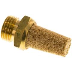 SD-14-MS. Silencer G 1/4", sintered bronze, brass thread