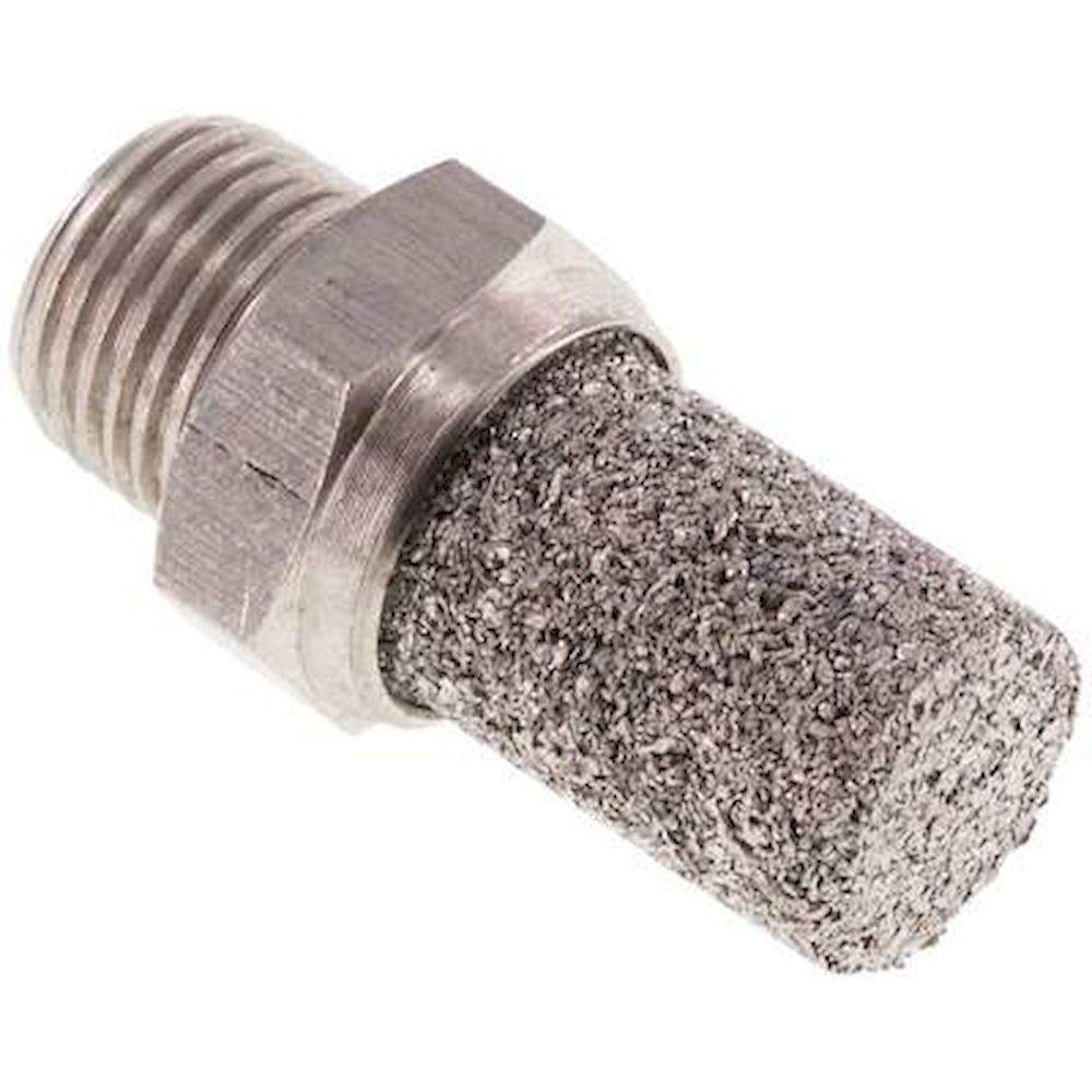 SD 18 ES NPT. Schalldämpfer NPT 1/8", Edelstahl