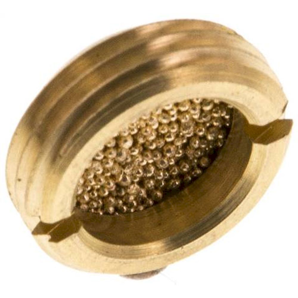 SD-38-F. Flatter silencers G 3/8", sintered bronze, for sinking
