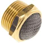 SDD-10-NPT. Silencer NPT 1", wire mesh, Brass