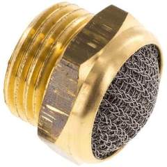 SDD 12. Schalldämpfer G 1/2", Drahtgewebe, Messing