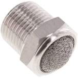 SDD-12-ES-NPT. Silencer NPT 1/2", wire mesh, 1.4305