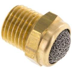 SDD-14-NPT. Silencer NPT 1/4", wire mesh, Brass