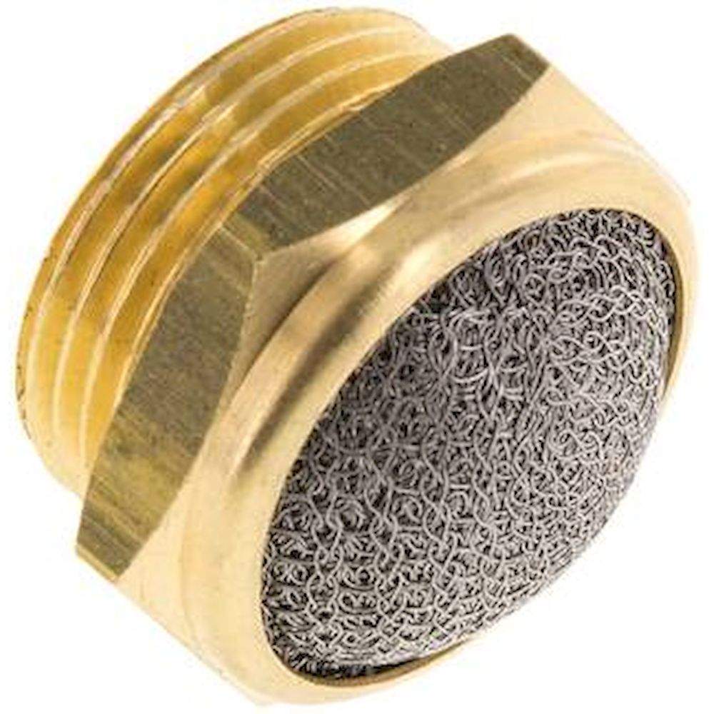 SDD 34. Schalldämpfer G 3/4", Drahtgewebe, Messing