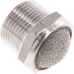 SDD-34-ES-NPT. Silencer NPT 3/4", wire mesh, 1.4305