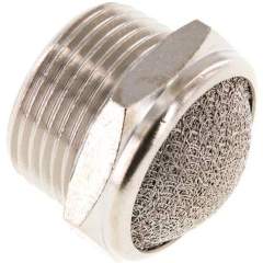 SDD-34-MSV-NPT. Silencer NPT 3/4", wire mesh, Nickel-plated brass