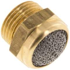 SDD 38. Schalldämpfer G 3/8", Drahtgewebe, Messing