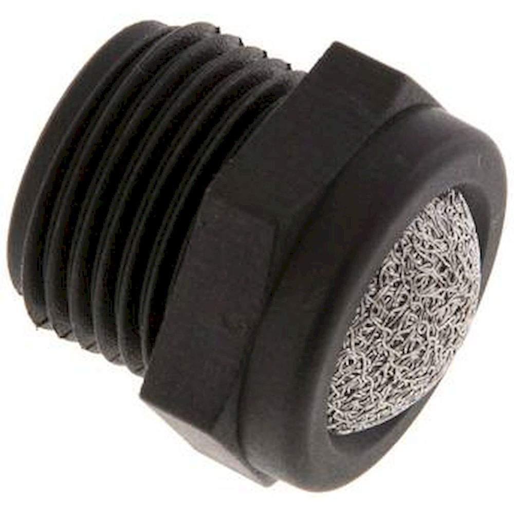 SDD 38 K. Schalldämpfer G 3/8", Drahtgewebe, Polyamid