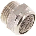 SDD-38-MSV. Silencer G 3/8", wire mesh, Nickel-plated brass