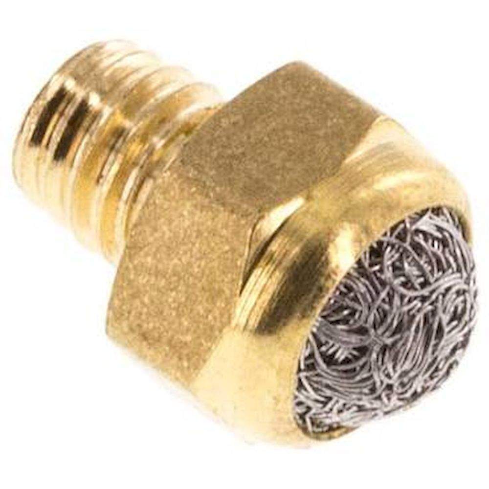 SDD 50. Schalldämpfer M 5, Drahtgewebe, Messing