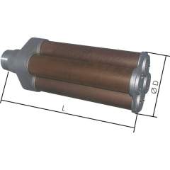 SDH-30-40. High performance silencers R 3" (PN 40 bar)