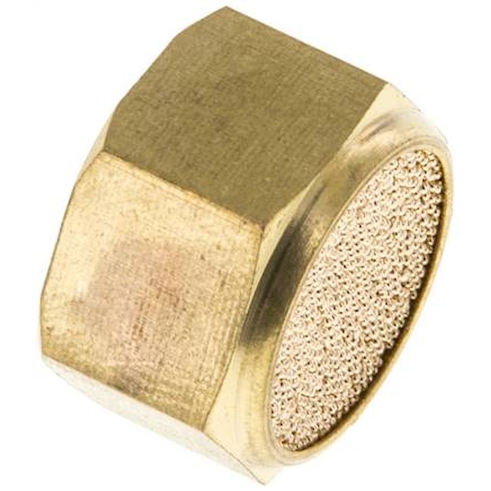 SDI 38. Schalldämpfer G 3/8", Sinterbronze, Innengewinde