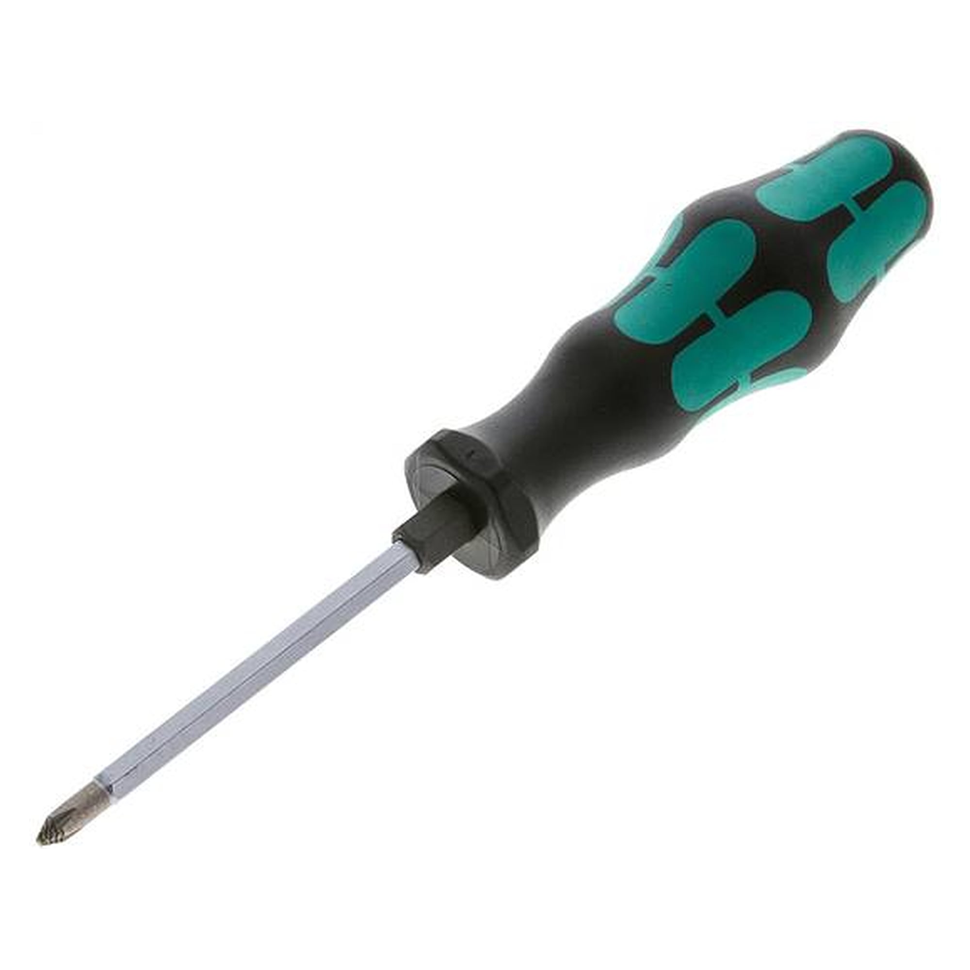 Schraubendreher (Phillips-Kreuzschlitz PH1 x 80), Mehrkomponentengriff, Wera Kraftform Plus 300