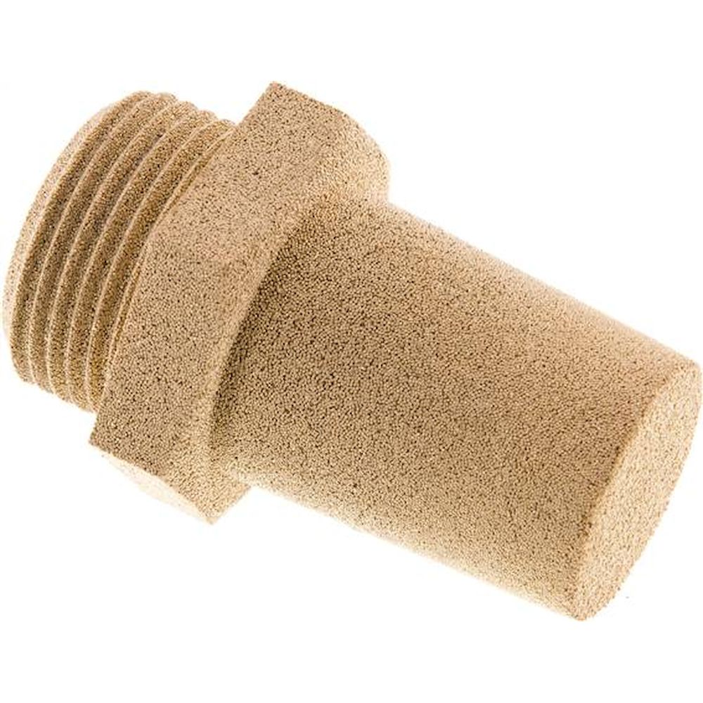 SDS 10. Schalldämpfer G 1", Sinterbronze, Sechskant