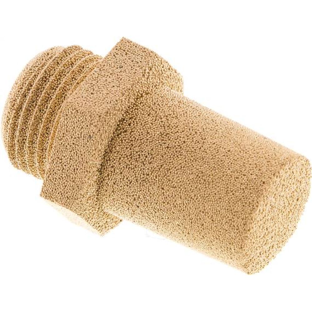 SDS 12. Schalldämpfer G 1/2", Sinterbronze, Sechskant