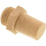 SDS 12. Schalldämpfer G 1/2", Sinterbronze, Sechskant