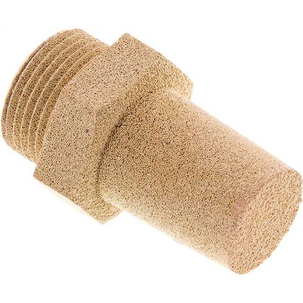 SDS 34. Schalldämpfer G 3/4", Sinterbronze, Sechskant