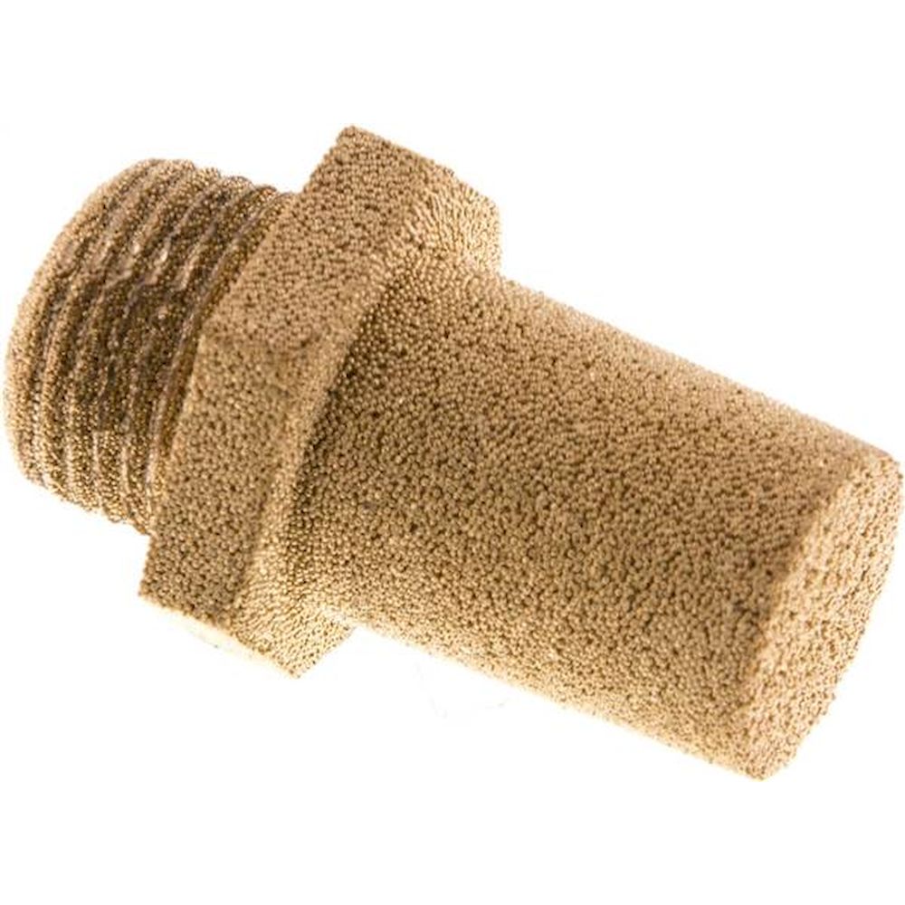 SDS 38. Schalldämpfer G 3/8", Sinterbronze, Sechskant