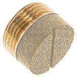 SDZ 10 MS. Schalldämpfer G 1", Sinterbronze, zylinderförmig