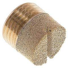 SDZ 12 MS. Schalldämpfer G 1/2", Sinterbronze, zylinderförmig