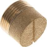 SDZ 34 MS. Schalldämpfer G 3/4", Sinterbronze, zylinderförmig