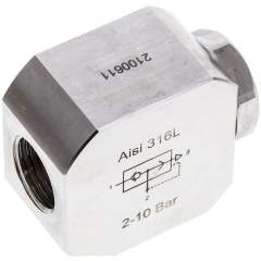 SE-12-ESG. Stainless steel clamp venting valve, G 1/2"