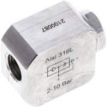 SE-14-ESG. Stainless steel clamp venting valve, G 1/4"