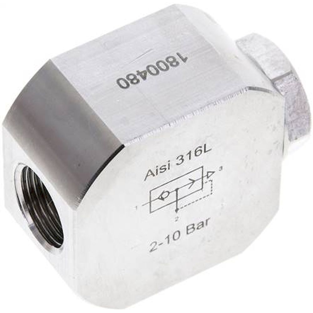 SE-38-ESG. Stainless steel clamp venting valve, G 3/8"