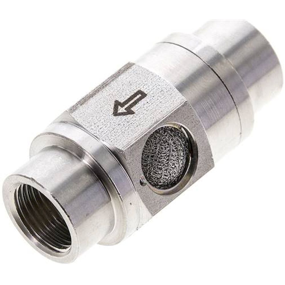 SE-38-K-ES. Stainless steel clamp venting valve, G 3/8", compact