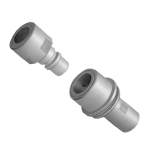 Nitto Kohki Semicon SCT Cupla. Quick Connect Coupling SCT-8S-NPT, PTFE, FEP