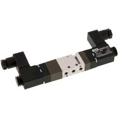 YPC SF1503-IPSC-D2. 5/3-way solenoid valve, M 5, Centre position breathing, 12V DC