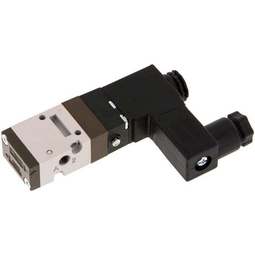 YPC SF1601 IPSC-D2. 3/2-Wege Magnetventil, M 5, Federrückstellung (NC), 12 V DC