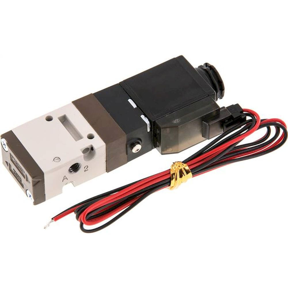 YPC SF1701 IPSM-D4. 3/2-Wege Magnetventil, M 5, Federrückstellung (NO), 24 V DC