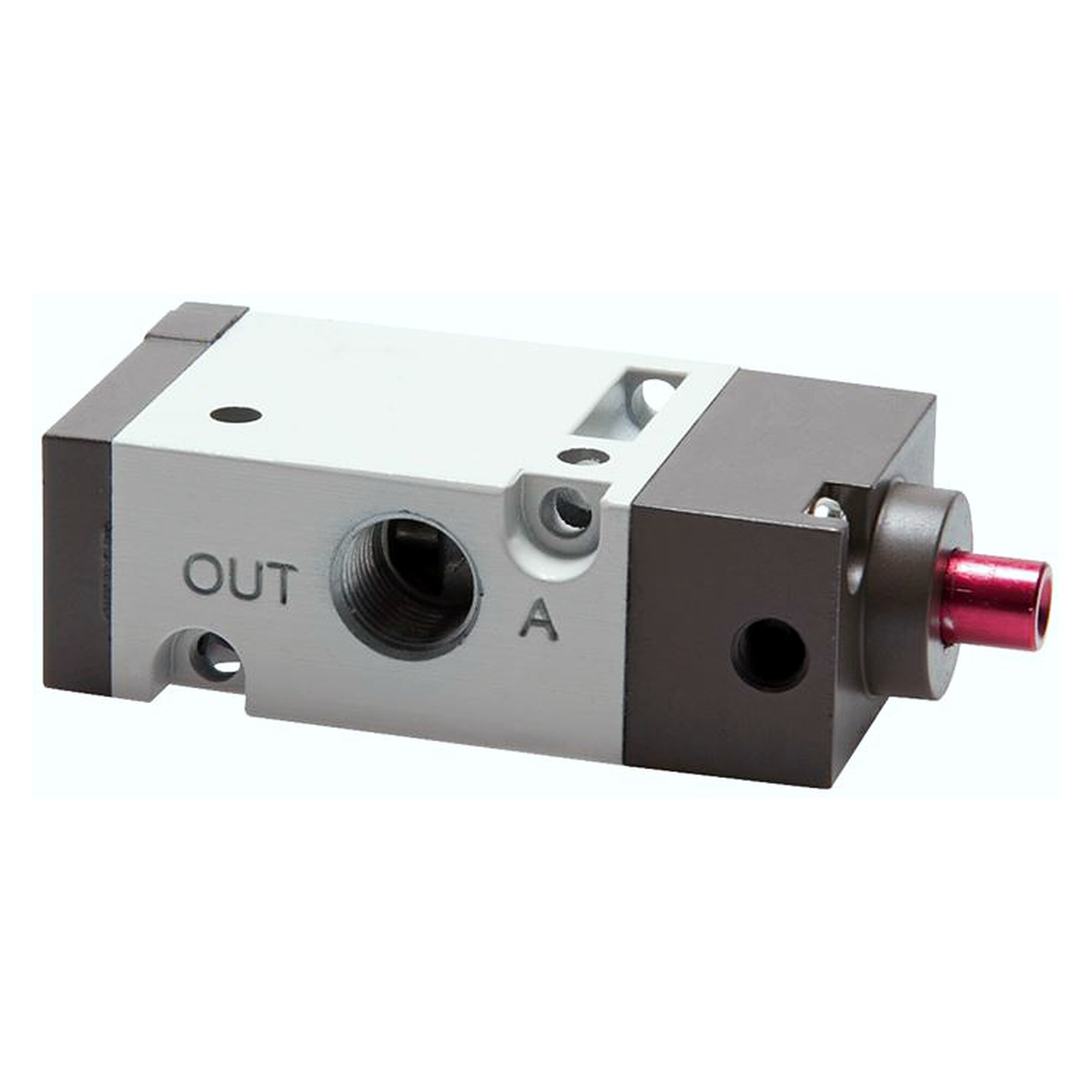 3/2-way pneumatic valve, spring return (NC), G 1/8", 590 l/min, 1.5 to 10 bar, exhaust G 1/8"