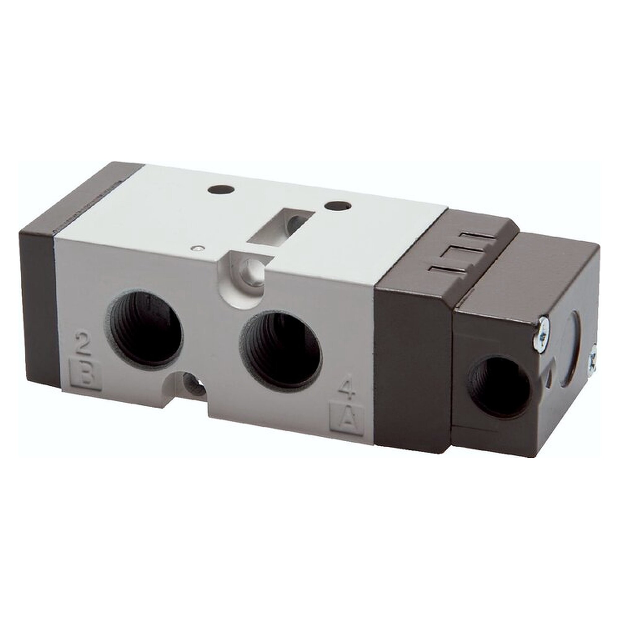 5/2-way pneumatic valve, spring return, G 1/4", 980 l/min, 1.5 to 10 bar, exhaust G 1/8"