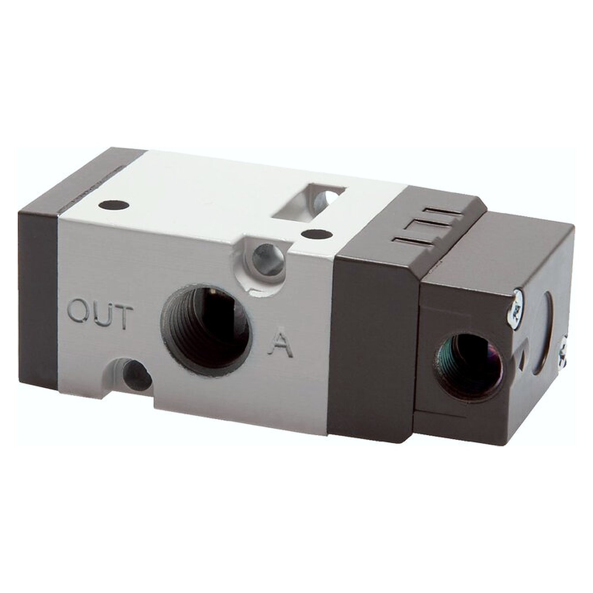 3/2-way pneumatic valve, spring return (NO), G 1/4", 980 l/min, 1.5 to 10 bar, exhaust G 1/4"