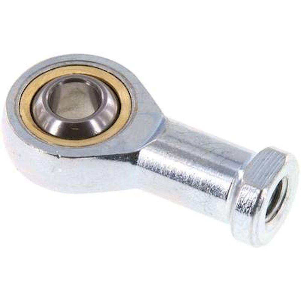 Swivel head, M 8, Zinc plated steel