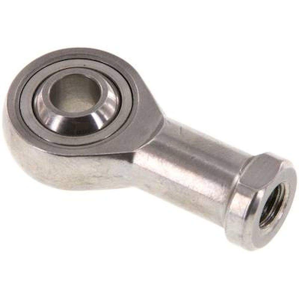 Swivel head, M 8, Stainless steel