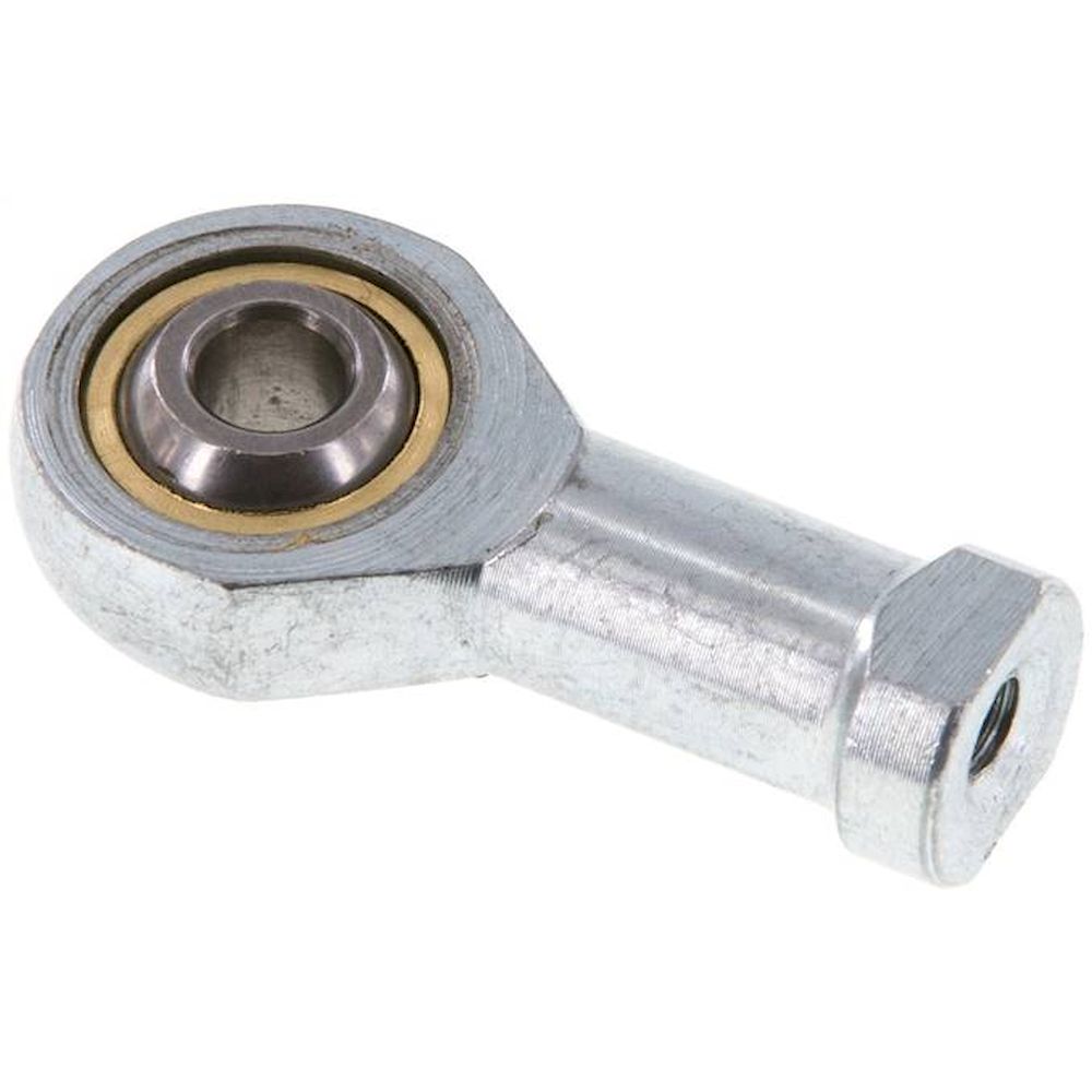 Swivel head, M 4, Zinc plated steel