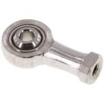 Swivel head, M 4, Stainless steel