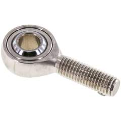 SGSA M12 ES. Swivel head, male thread M 12, Stainless steel