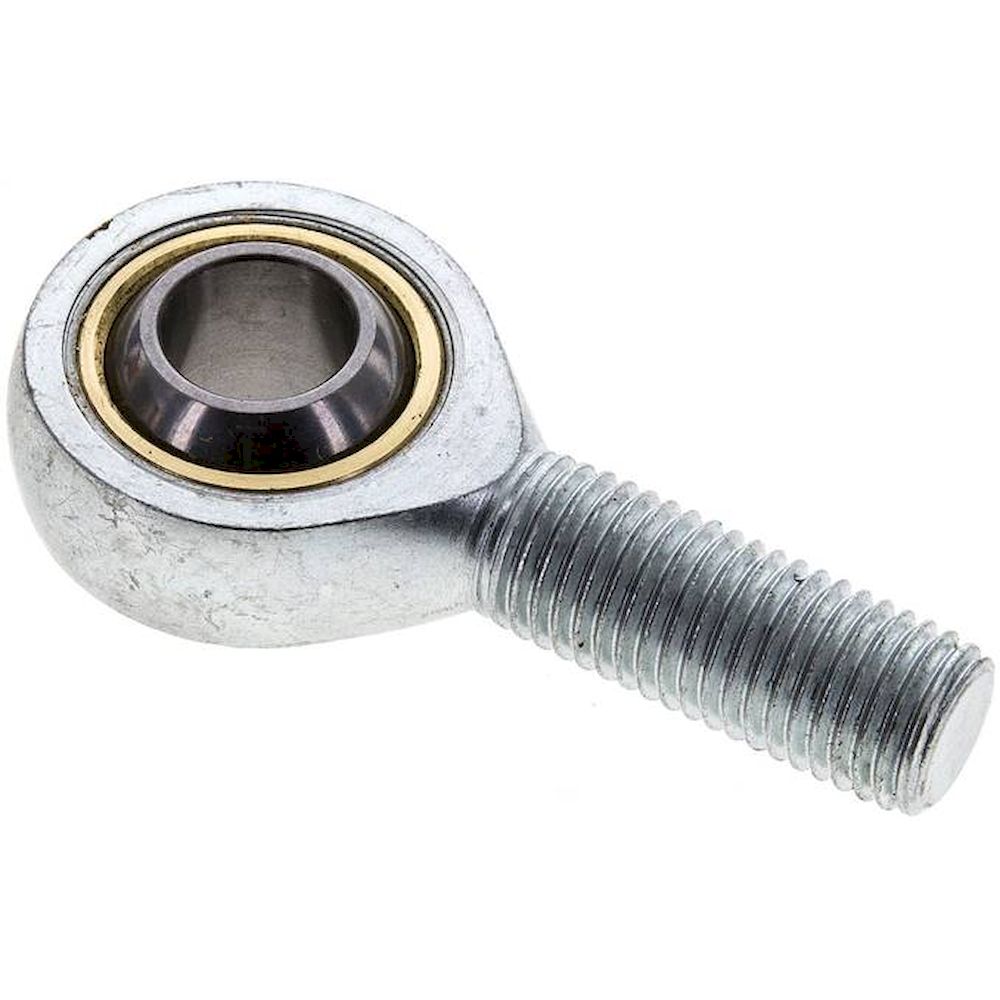 Swivel head, male thread M 16, Zinc plated steel