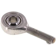 Swivel head, male thread M 6, Stainless steel