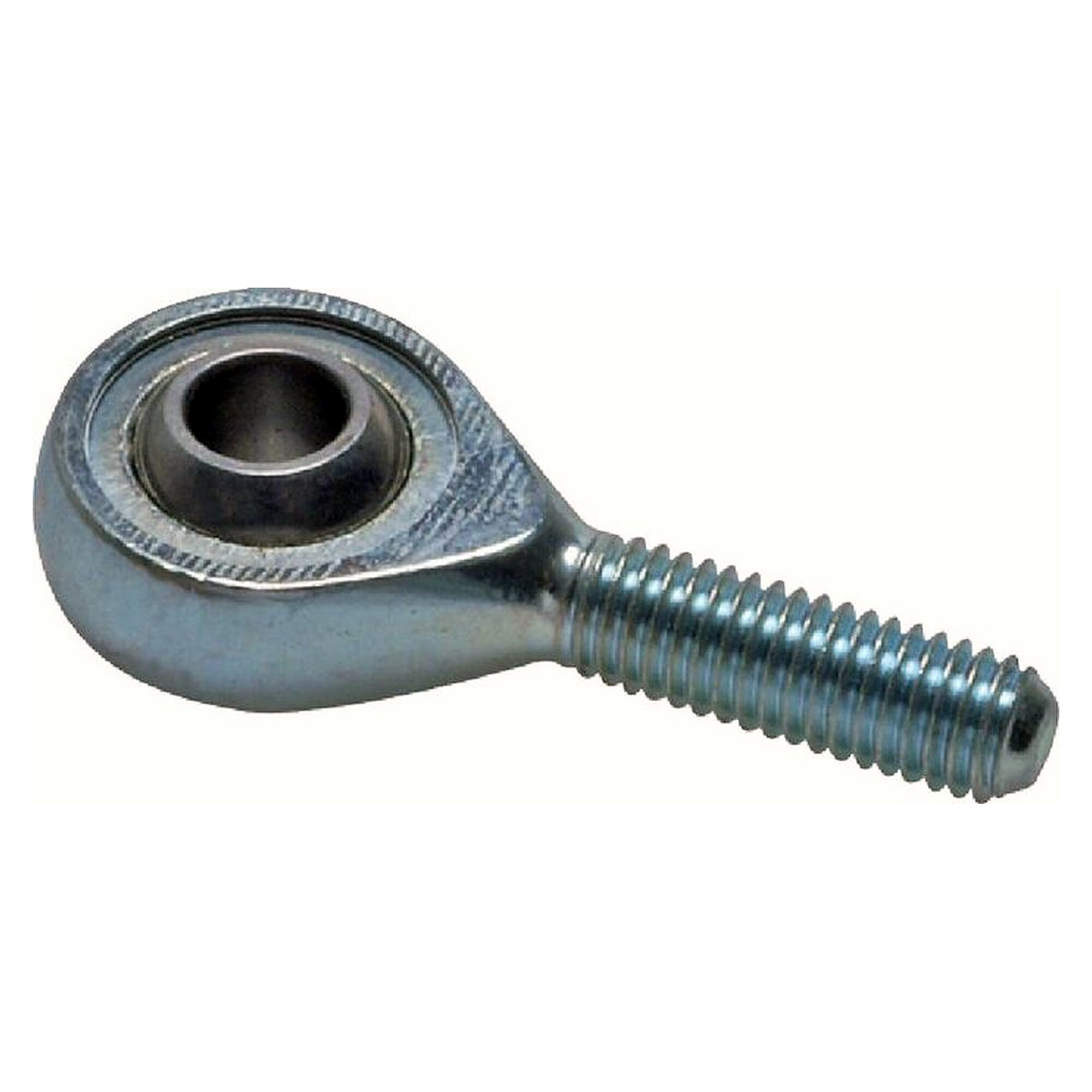 Rod end, piston rod thread M 3, zinc plated steel, length 33 mm, D 3 mm