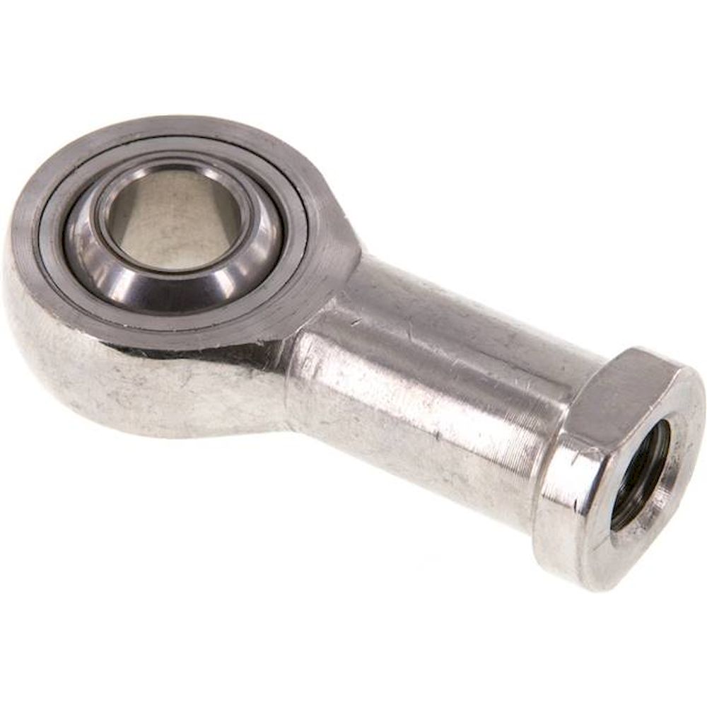 Swivel head, M 12, Stainless steel