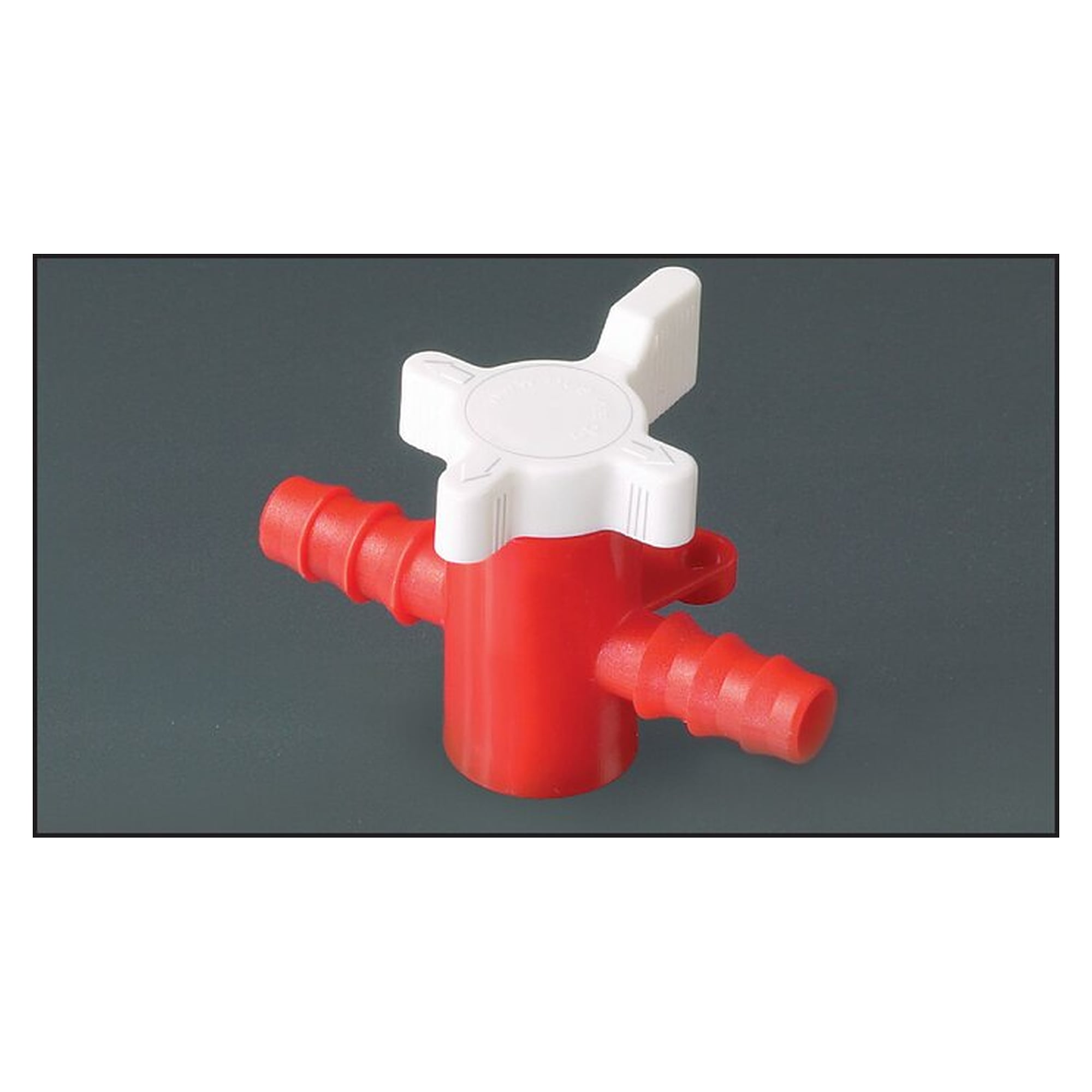 Laboratory hose cock (PE/PP), 9 (3/8") mm, polypropylene, DN 6