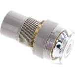 SI 4 GELB Kunststoff-Druckanzeige, gelb, Steckschlauch 4 mm Ø außen